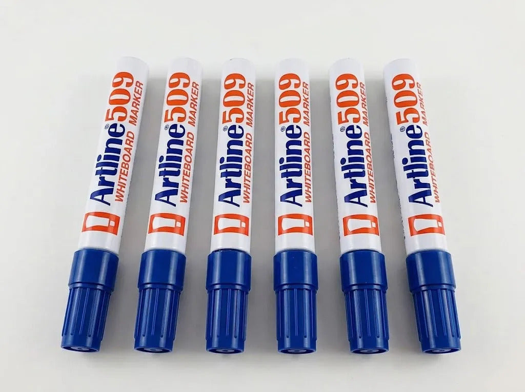 Plumón Pizarra Acrílica Recargable Artline 509 Pack 6