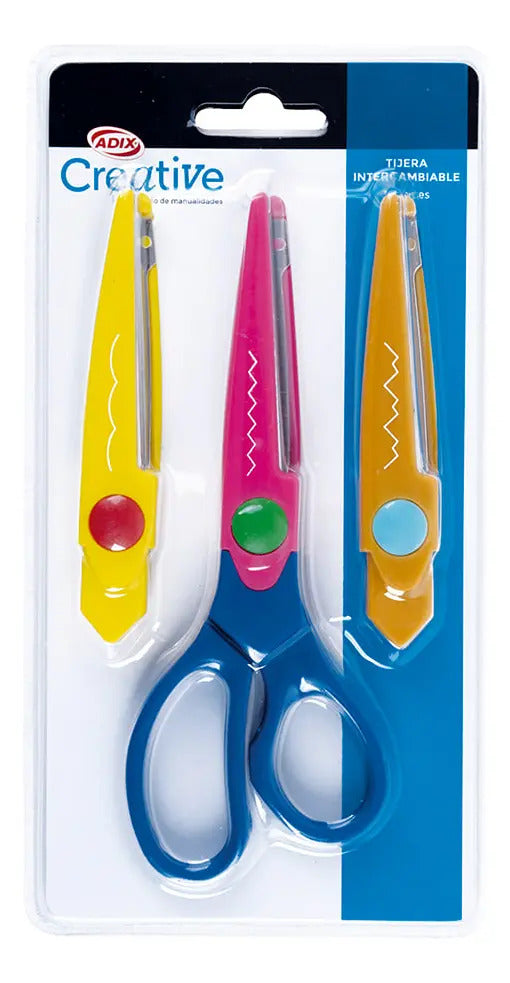 Tijeras Adix Intercambiables, 3 Filos Manualidades