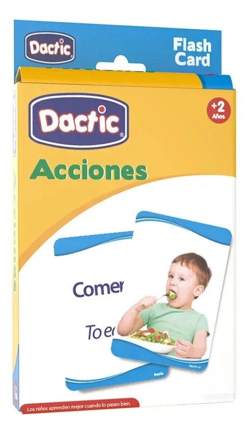 Flash Cards Acciones Dactic Español-Inglés