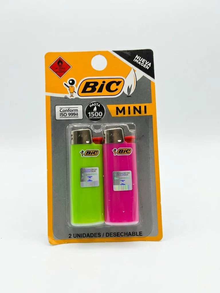 Encendedores Bic Mini J5 +1500 Encendidos Pack x2