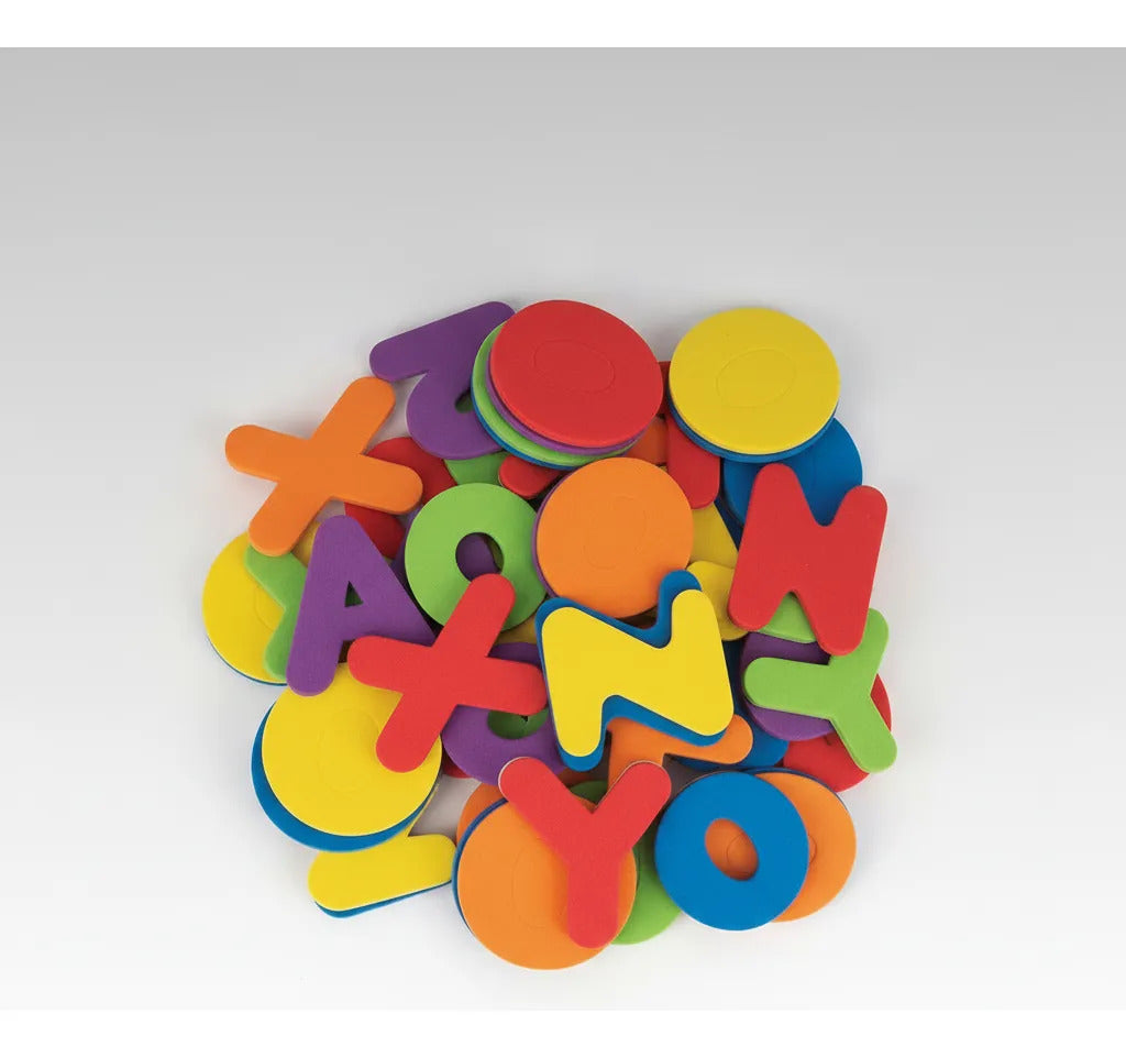 Letras Adhesivas Goma Eva Pack x52 Didáctico