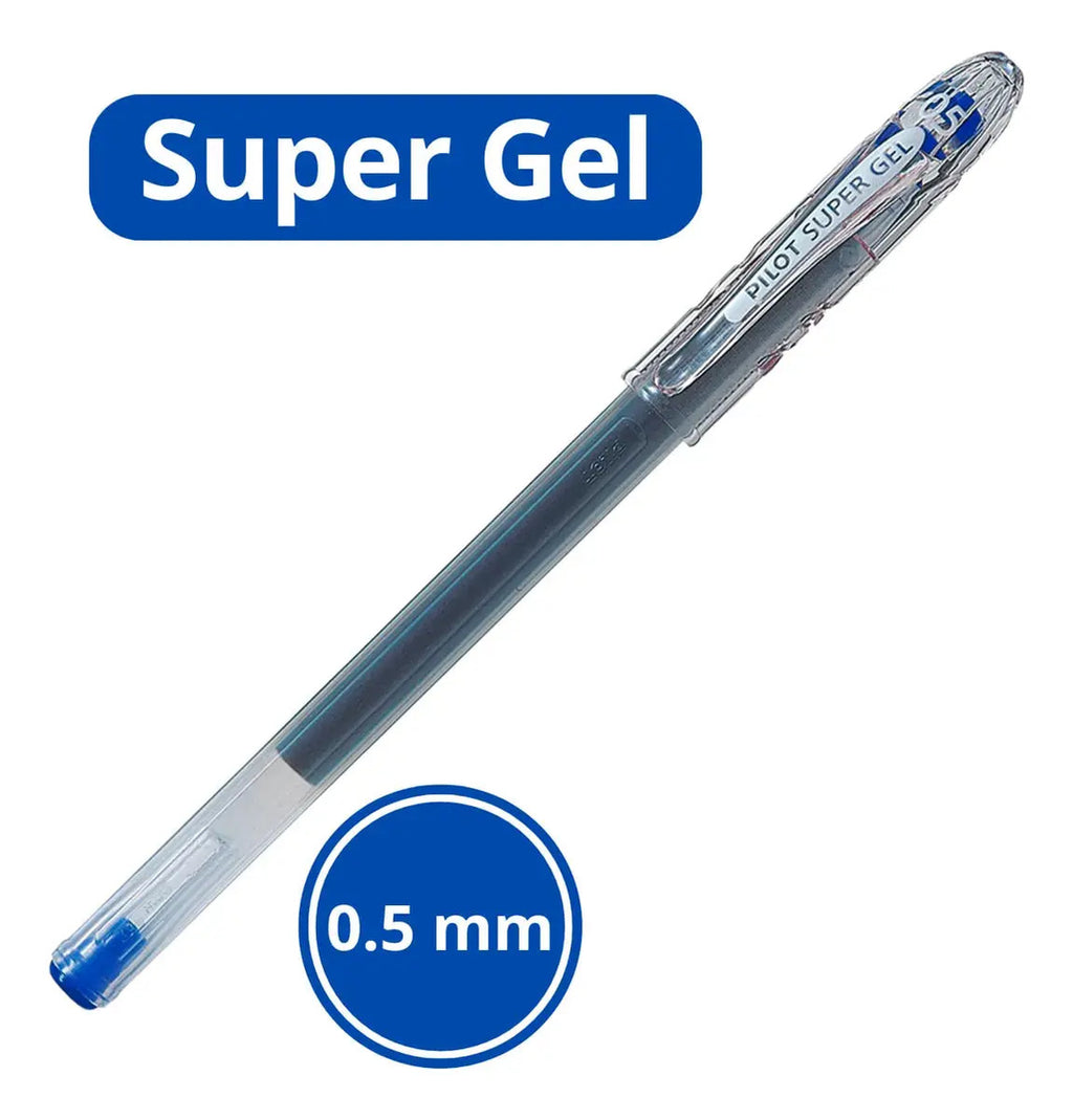 Set 12 Lápices Pilot Super Gel 0.5mm