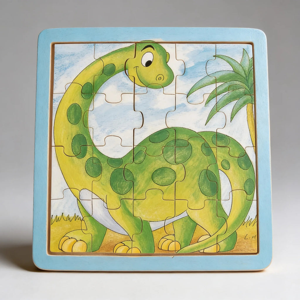 Puzzle de Madera Dinosaurio 20 Piezas Dactic