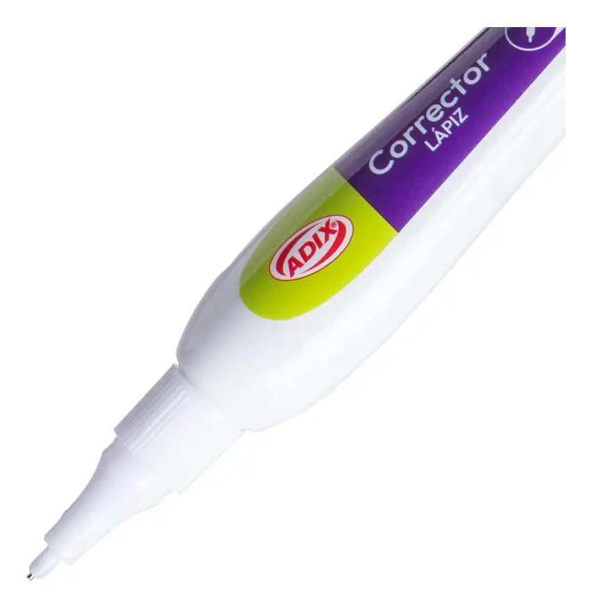 Corrector Líquido Adix Lápiz 7ml Punta Fina