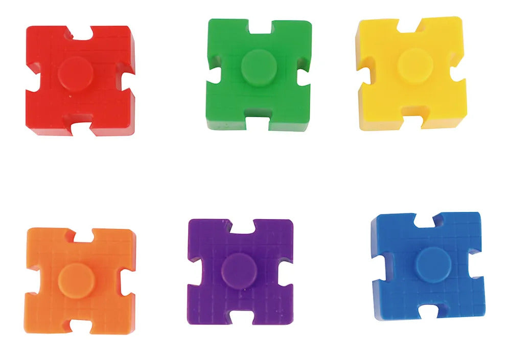 Bloques Conectables 80 Pzas Dactic Juego Didáctico