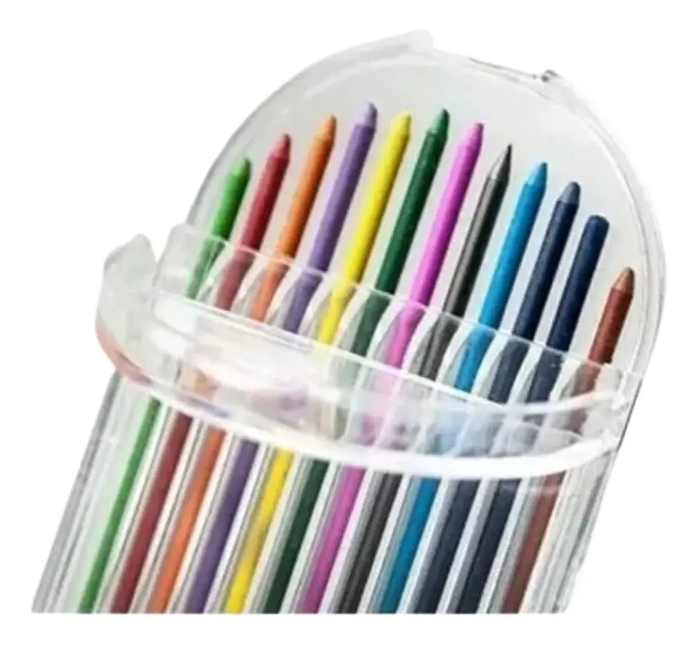 Minas HB de Colores 0.5mm Caja 24 Tubos