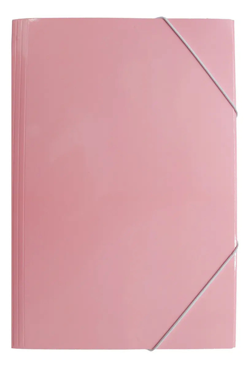 Carpeta con Elástico Oficio Adetec Rosa