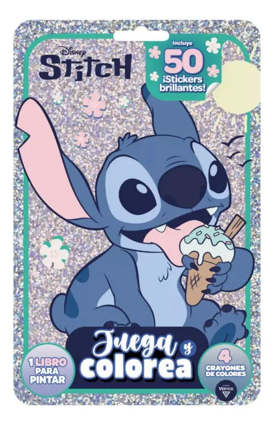 Set Juega y Colorea Stitch con Lápices