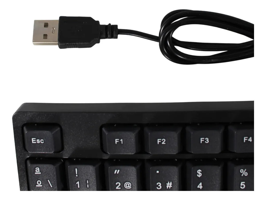Kit Teclado y Mouse USB Tecnolab TL623 Alámbrico Español