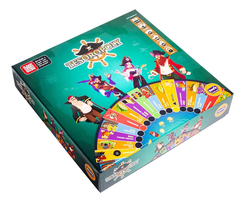 Tesoropoly Juego de Mesa Dactic – Busca el Tesoro