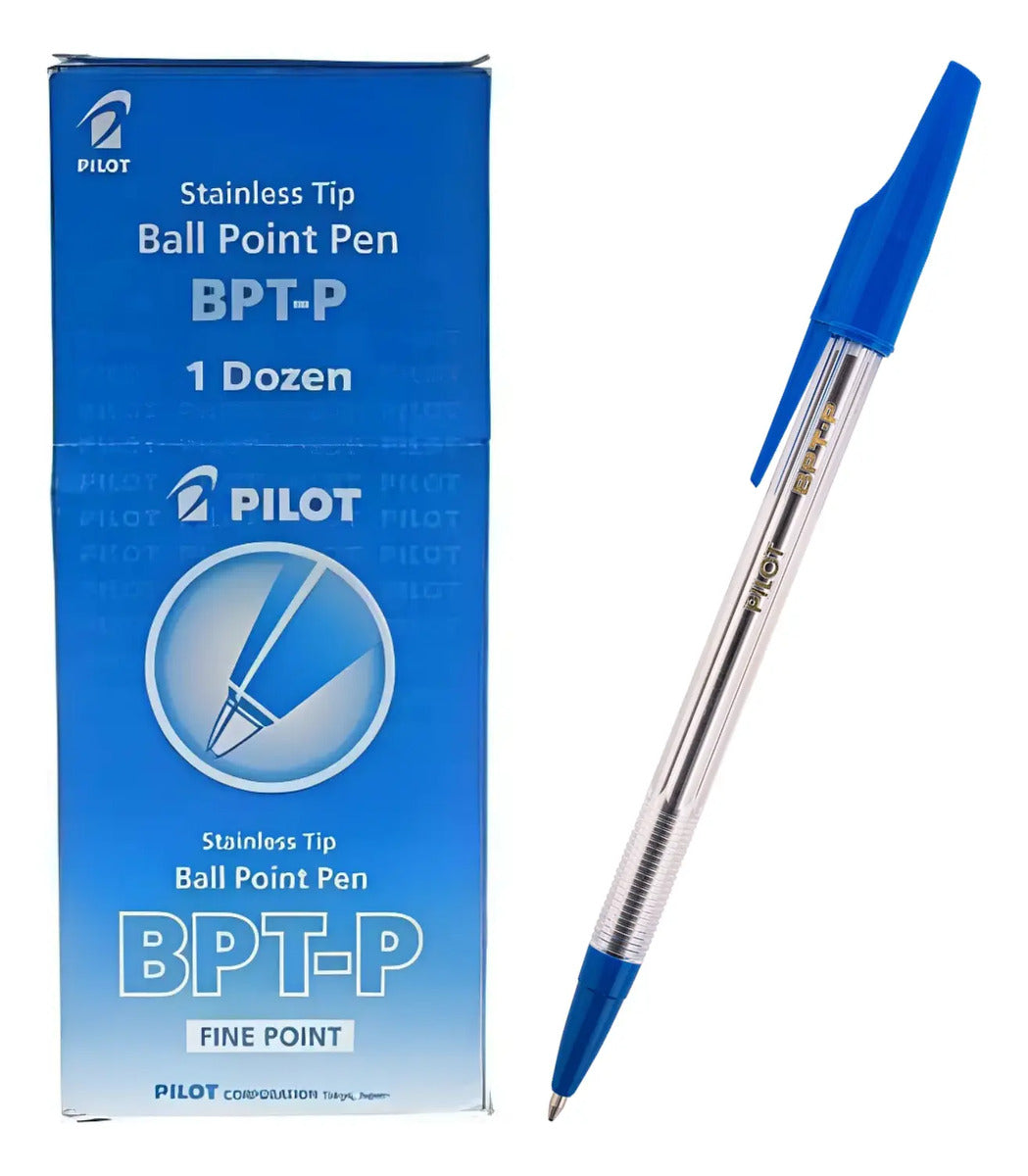 Lápiz Pasta Pilot Bepete 0.7mm Caja 12 Unidades