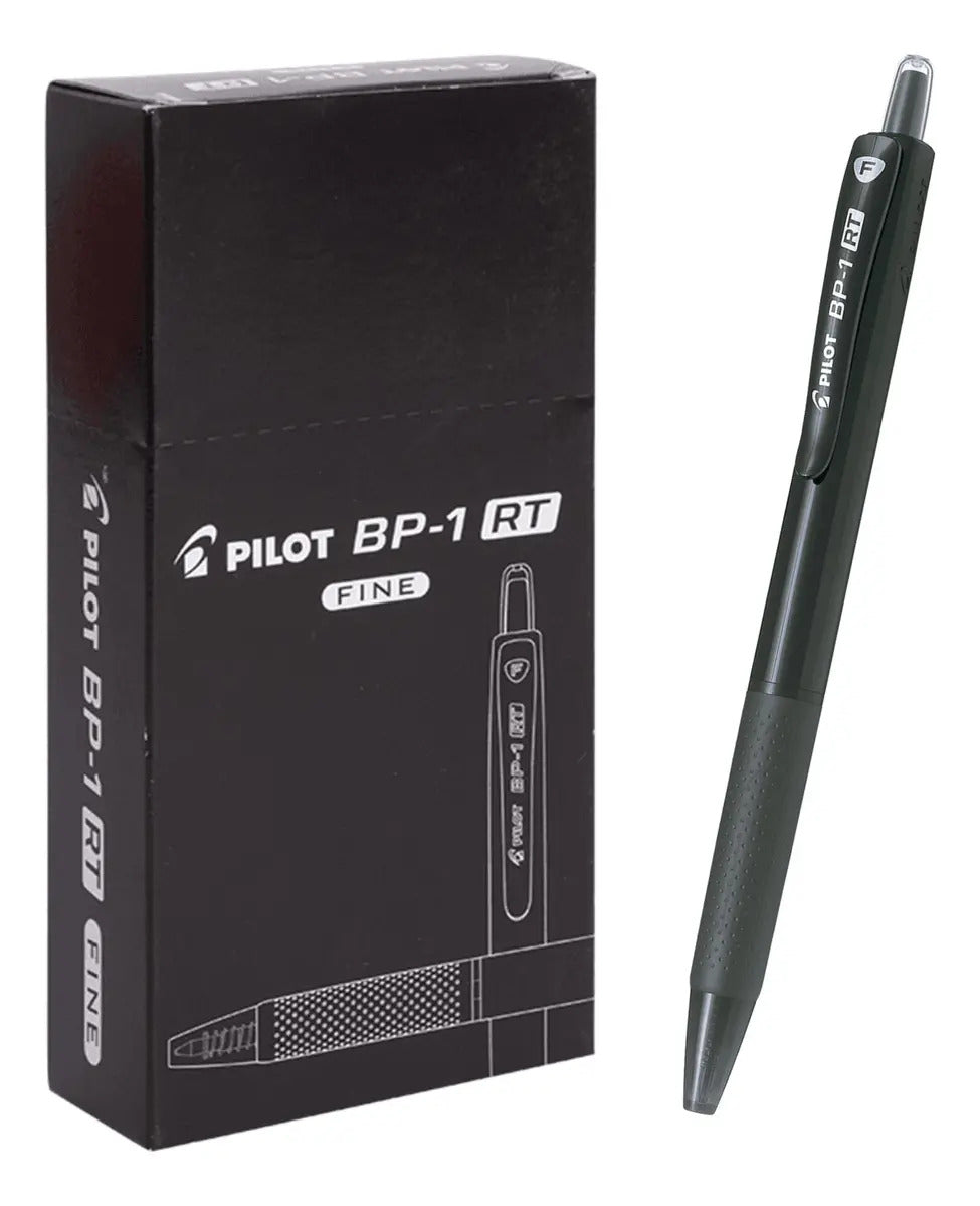 Bolígrafo Pilot BP-1 Retráctil 0.7mm Set 12