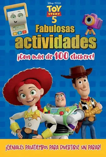 Libro para Colorear Toy Story 5 + 100 Stickers