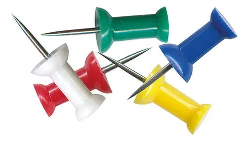 Push Pin Redondo Chico Adix, 100 Unidades