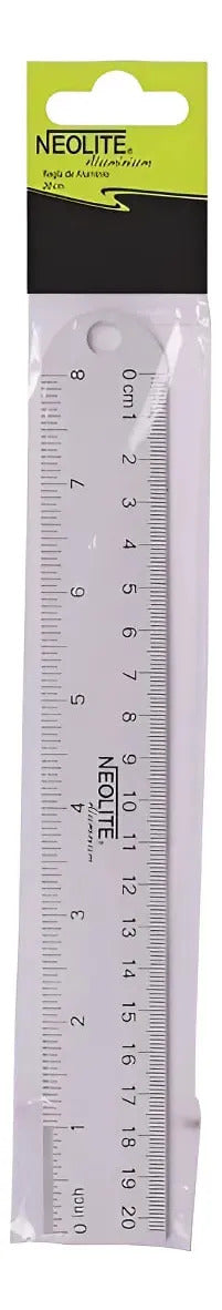 Regla Plástica 20cm Neolite Pack x6