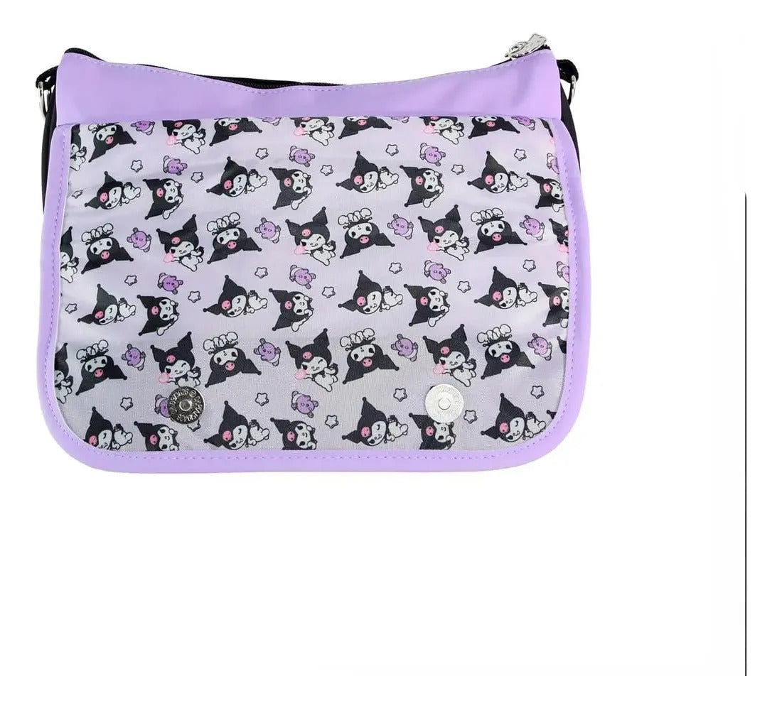 Cartera Bandolera Kuromi Cadena Gótico Kawaii