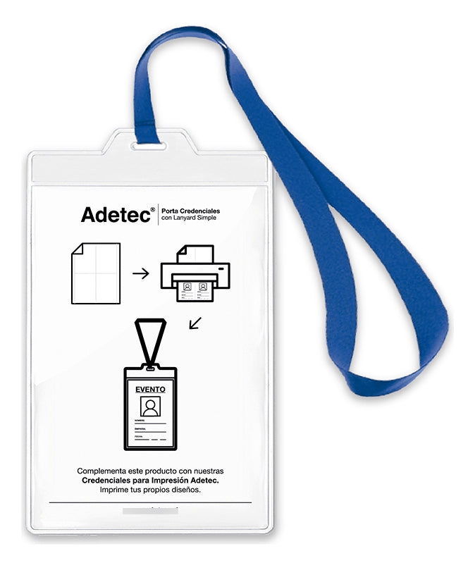 Set De 40 Porta Credenciales + Tarjetas Credencial 95x135mm