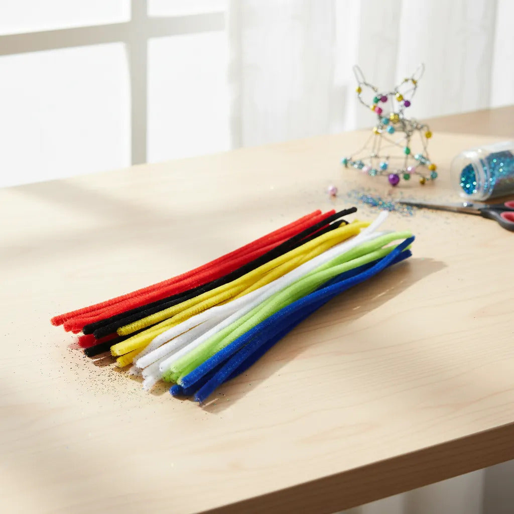 Limpiapipas de Colores Adix 0,6x30cm, Pack 25ud