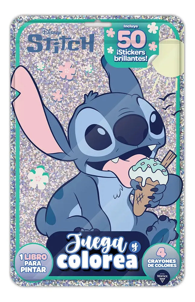 Set Juega y Colorea Stitch con Lápices