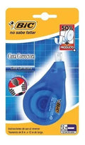 Cinta Correctora Bic Roller 4.2 mm x 12 m Blanca