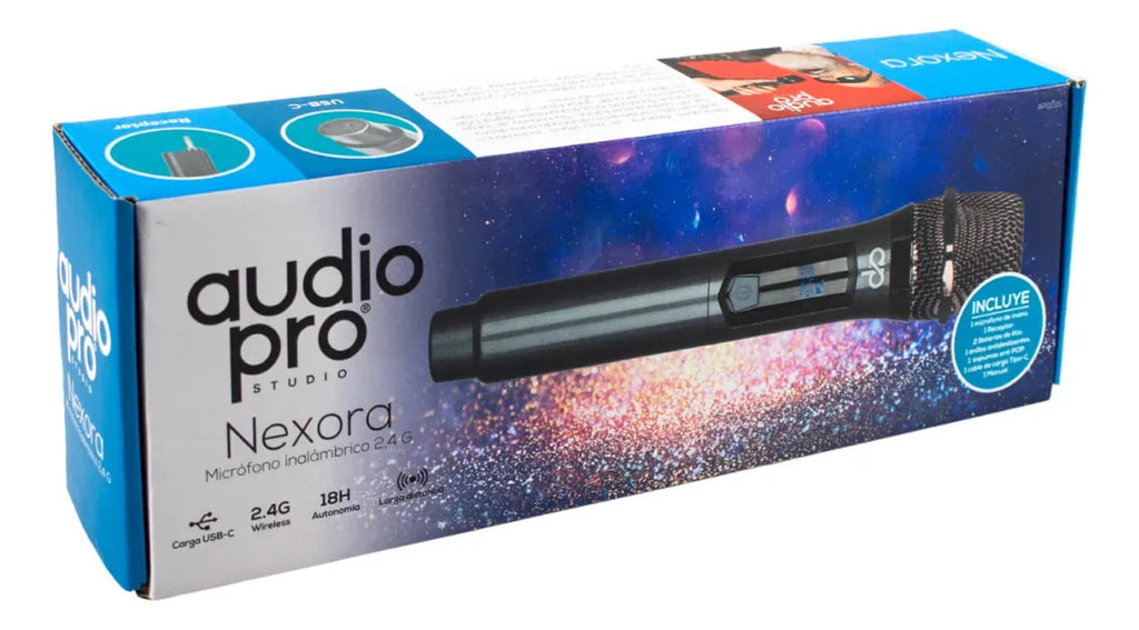 Micrófono Inalámbrico Audiopro Nexora 18h