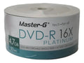 DVD-R Master G 16x 4.7GB Pack 50 - Alta Velocidad y Capacidad de Almacenamiento