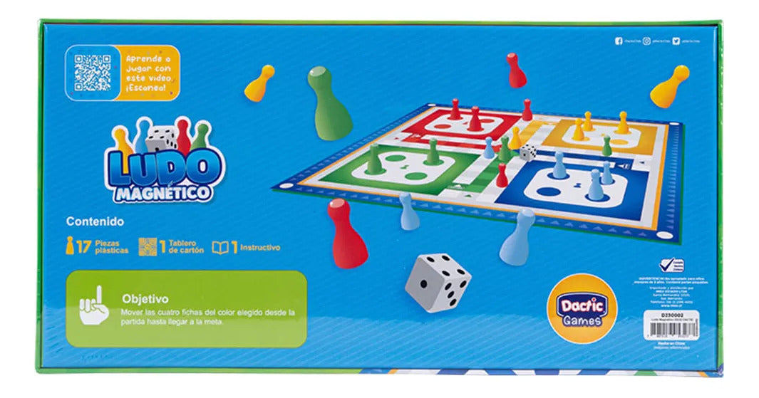 Ludo Magnético Dactic ¡desarrolla Tu Talento! Juego de Mesa