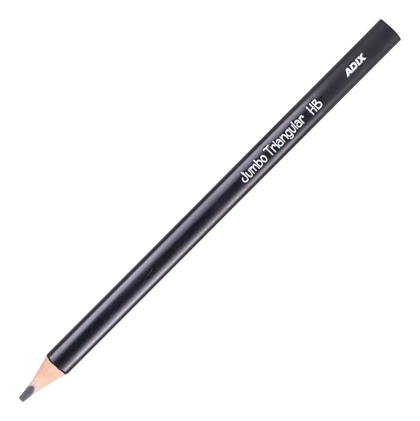 Lápiz Jumbo Triangular C/sacapuntas Adix Hb 12 Lápices