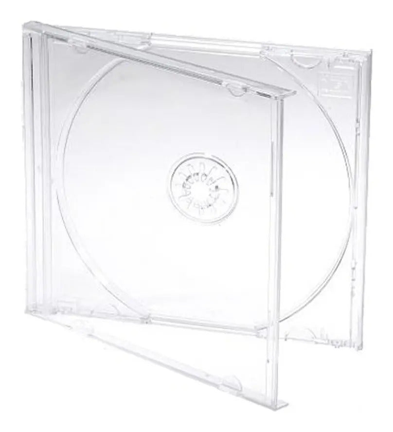 Caja Transparente para CD Simple Pack x20