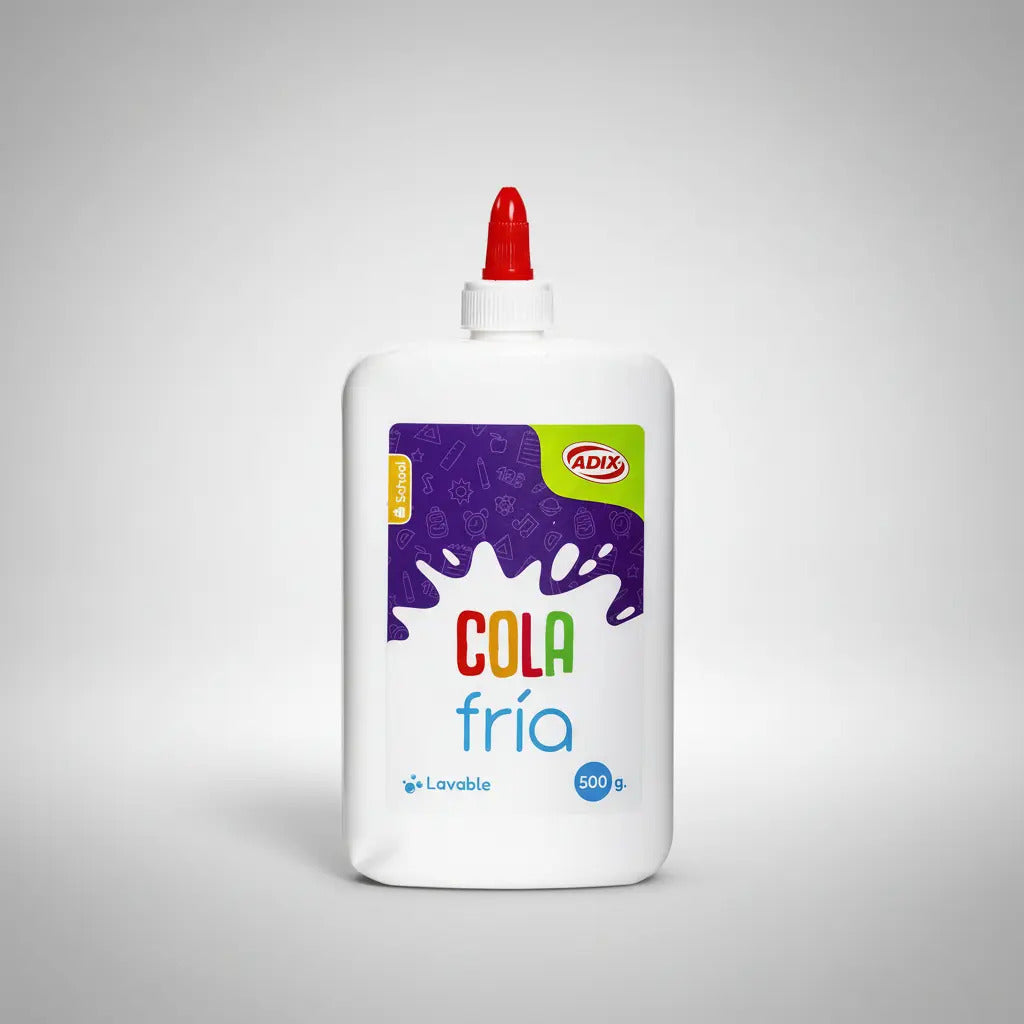 Pegamento Líquido Adix 500g, Cola Fría Lavable