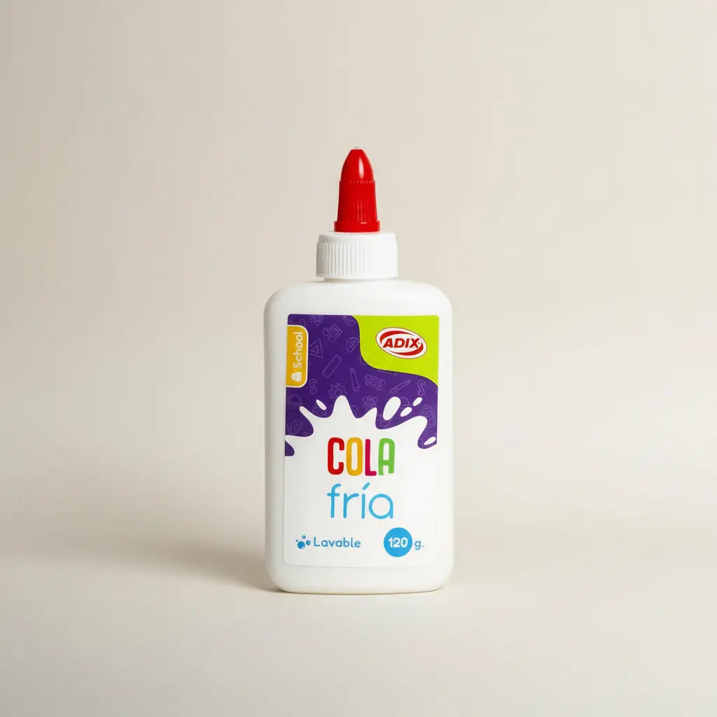 Cola Fría Lavable Adix 120g, Pegamento Escolar