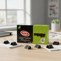 Clips Dobles Adix 25mm x 12 Uds, Metal Negro