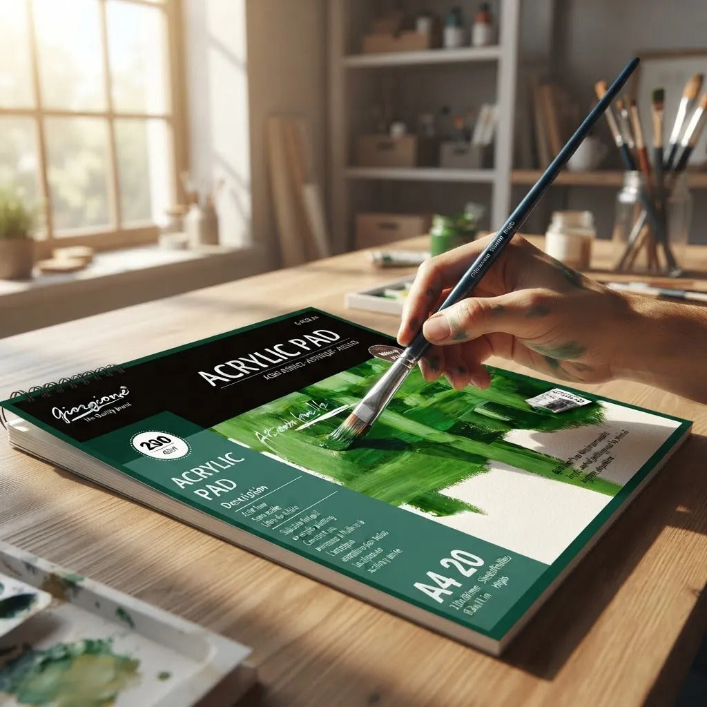 Block para Pintura Acrílica y Óleo Giorgione A4 200g