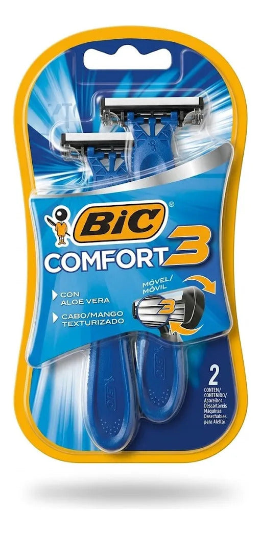 Maquinilla Bic Confort 3 Advance Pack x2