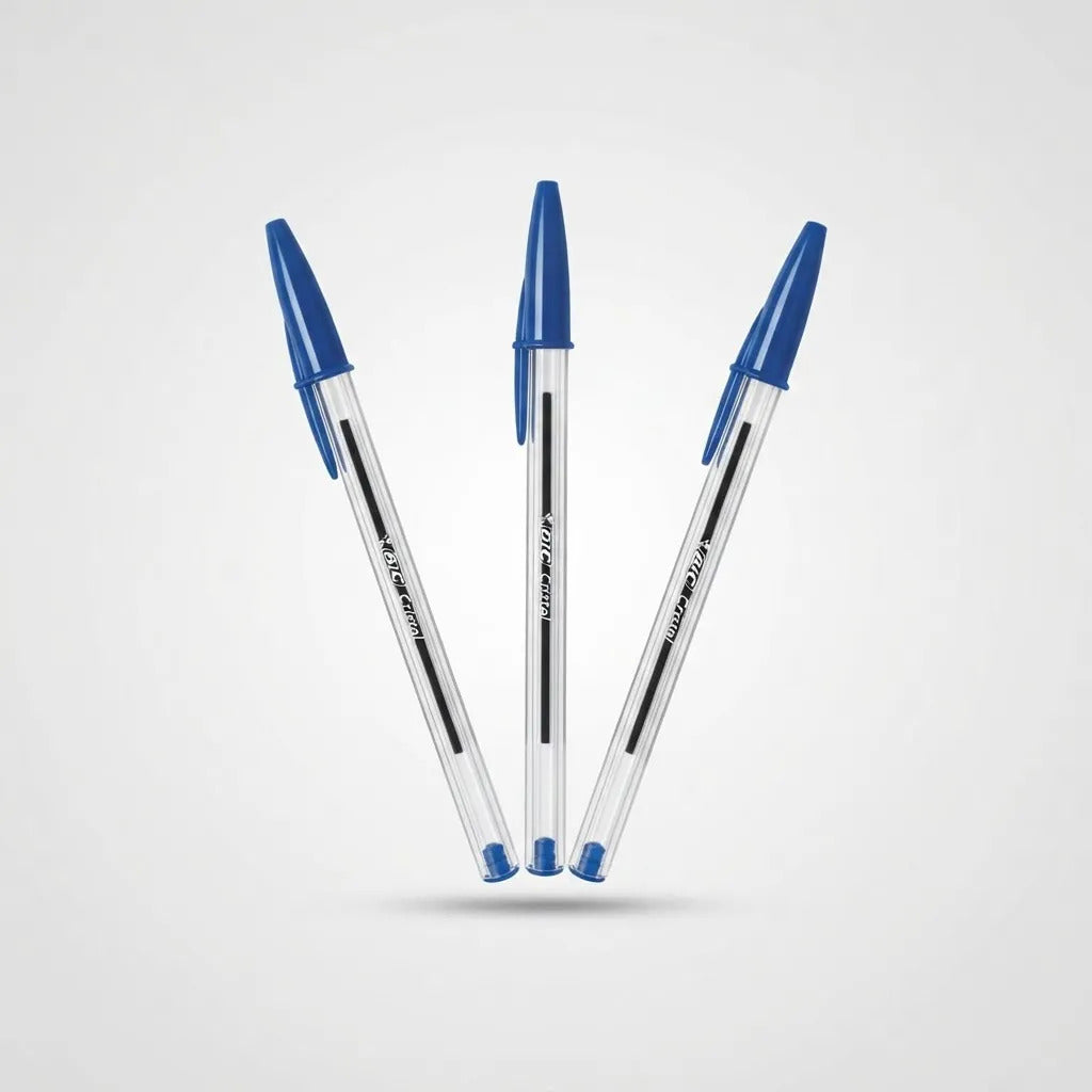 Bolígrafos Bic Cristal 1mm Pack 3 Azul y Negro
