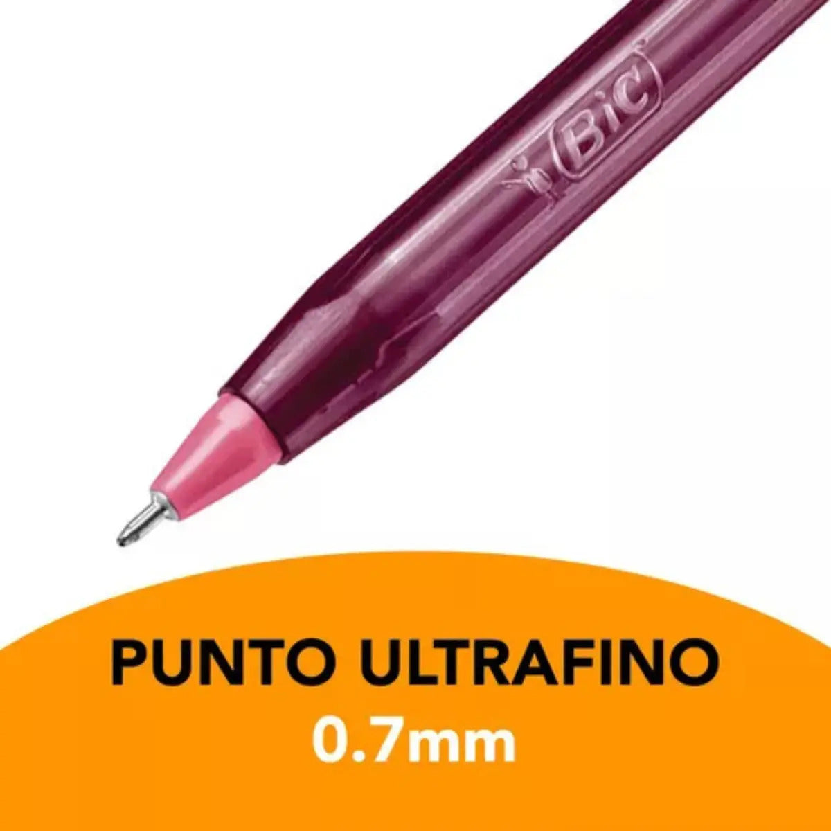 Bolígrafo Bic Ultrafino 0.7 mm Pack 10 Unidades