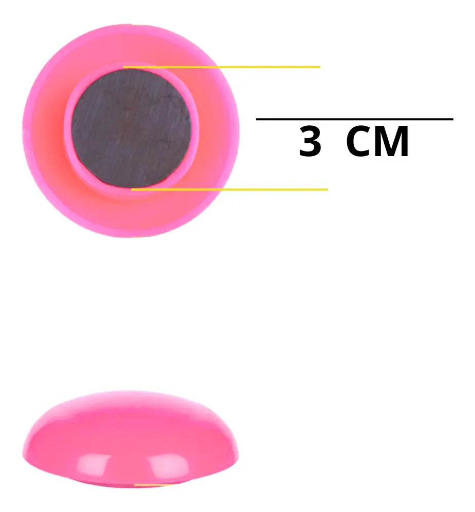 Imanes para Pizarra Colores Pastel 3cm Stelam
