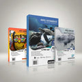 Pack 3 Papeles Adhesivos A4: Blanco 135g, PET y Vinílico