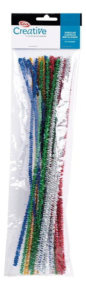 Limpiapipas Metalizados Adix 25ud