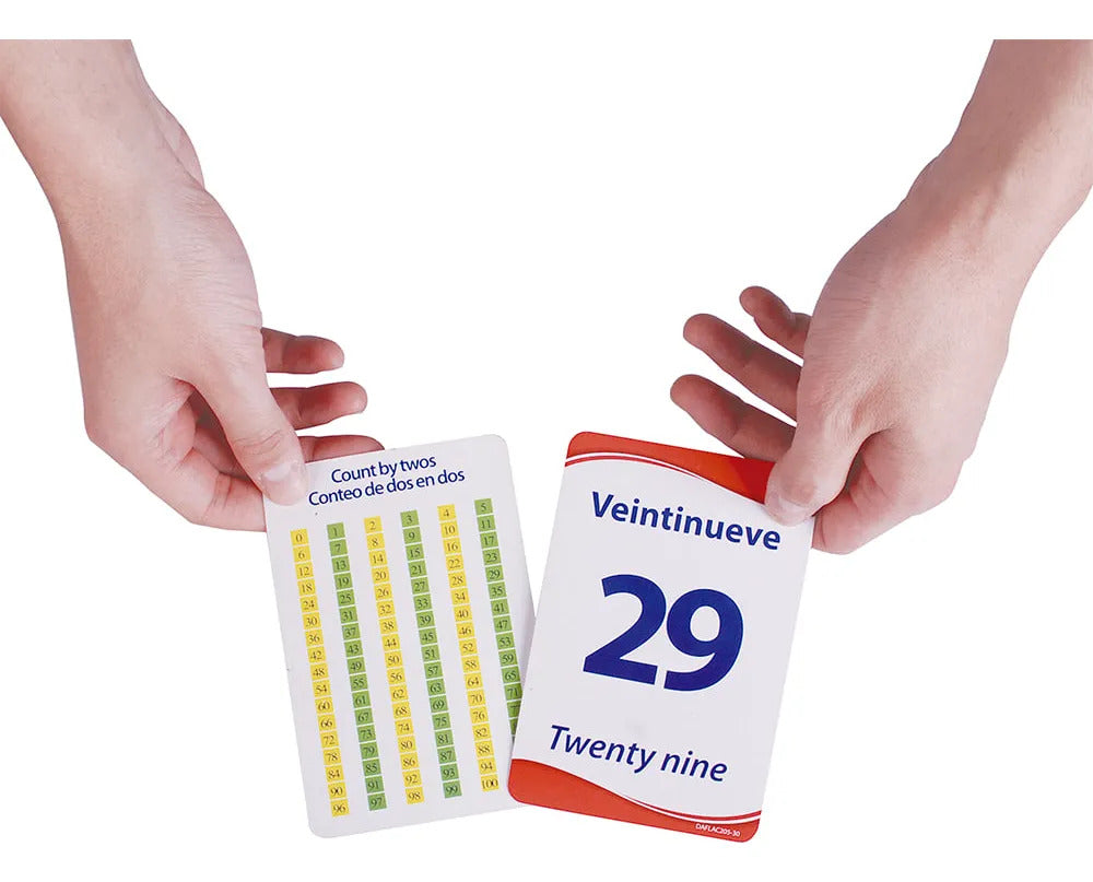 Flash Cards Números 0 al 100 Dactic 56 Piezas
