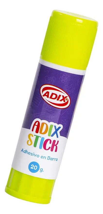 Pegamento en Barra Adix 20g, Escolar Lavable