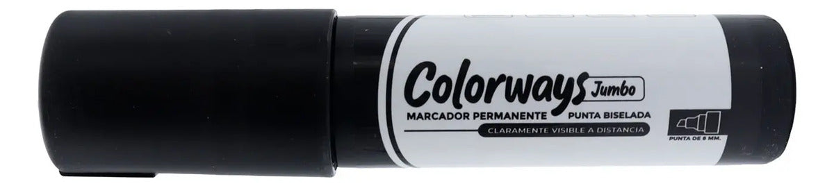 Marcador Permanente Jumbo Adetec Punta Gruesa