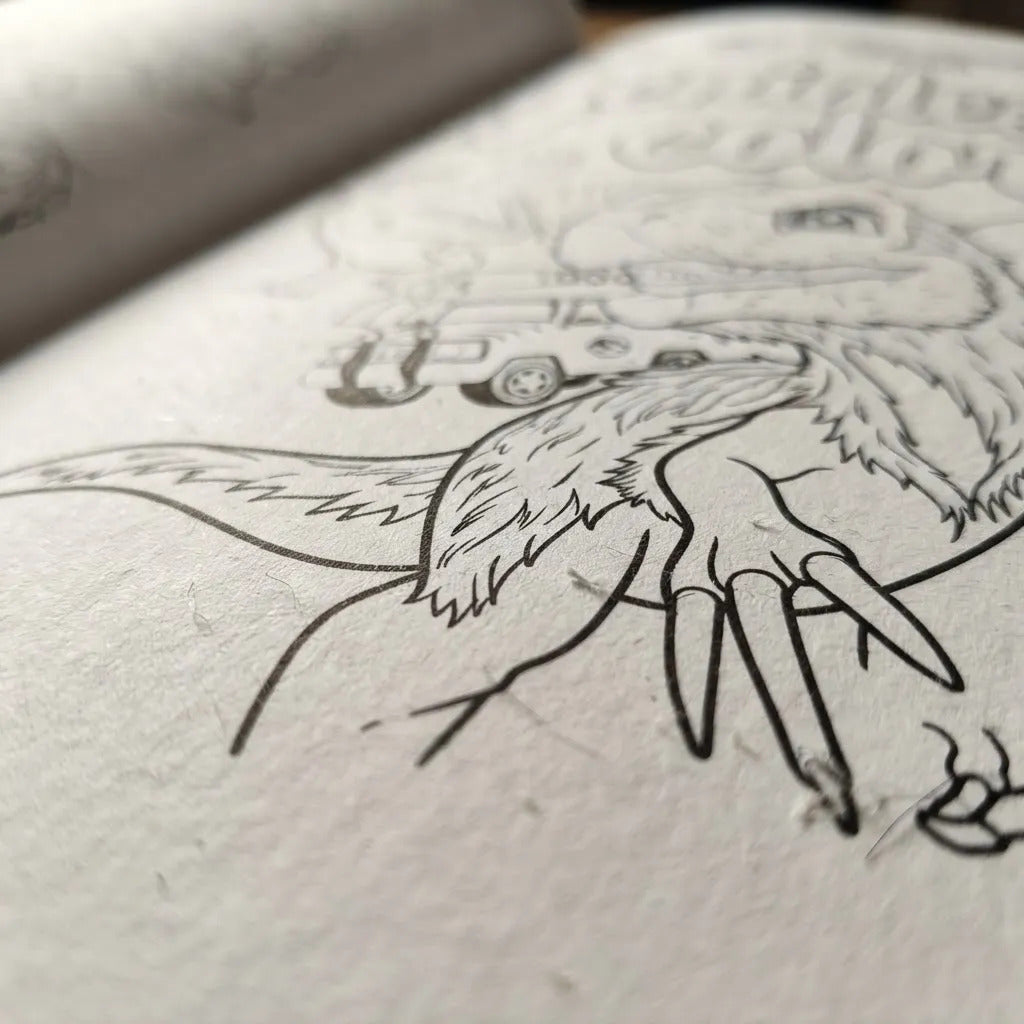 Libro para Colorear Jurassic 16 Páginas