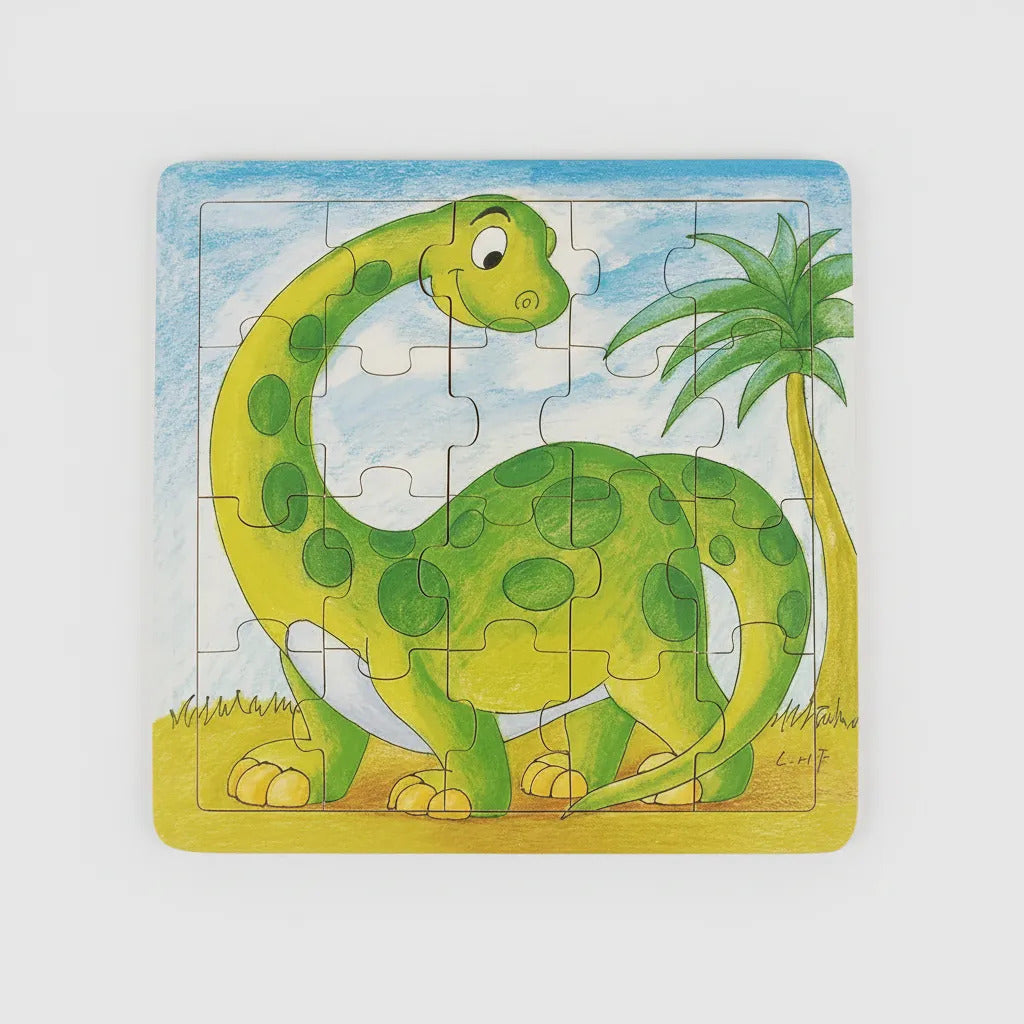 Puzzle de Madera Dinosaurio 20 Piezas Dactic