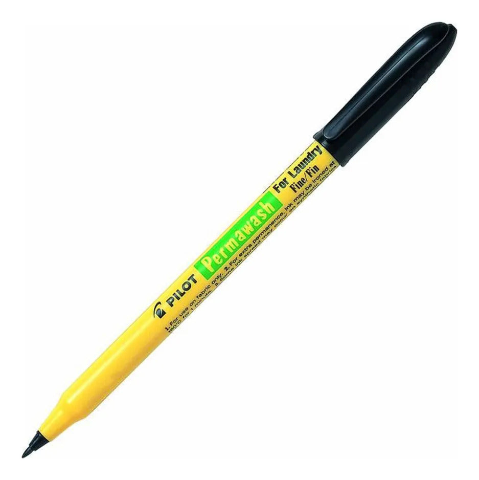 Marcador Textil Pilot Permawash 1ud Negro