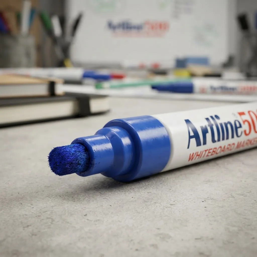 Plumón Pizarra Acrílica Recargable Artline 500 Pack 6