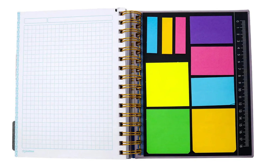 Cuaderno A5 Tapa Dura Dgnottas Cuadriculado