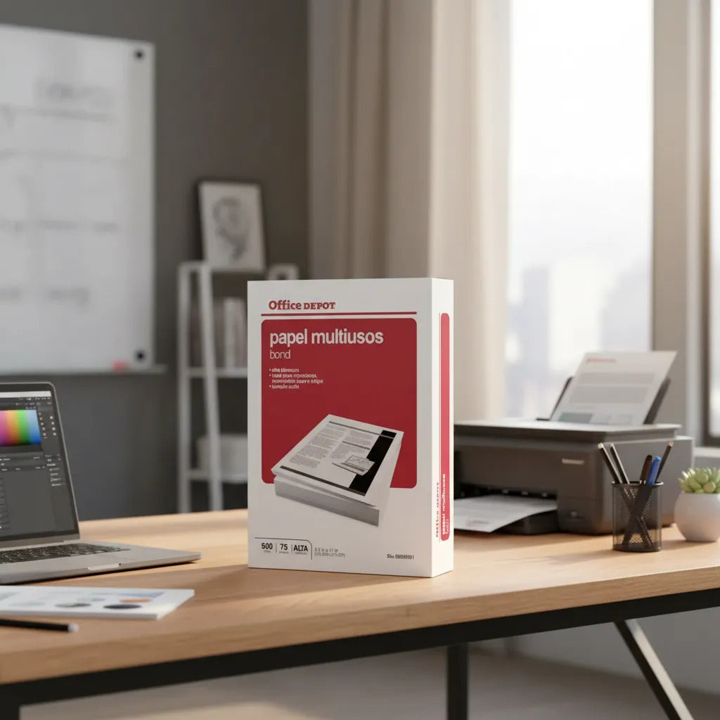 Resma Papel Fotocopia Office Depot Carta 75g 500h