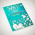 Libro Para Colorear Cat Lover Kawai Creative Adix 50 Páginas
