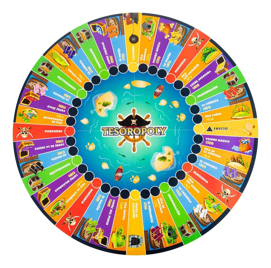Tesoropoly Juego de Mesa Dactic – Busca el Tesoro